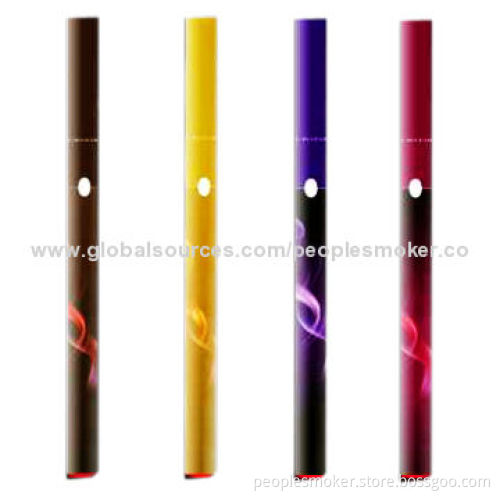Disposable E Cigarettes with Crow Button, PVC Box Package